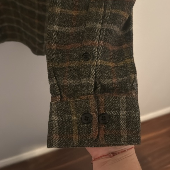 RVCA Hughes Flannel Shirt - Men's Shirts in Warm Grey size M - Picture 5 of 6